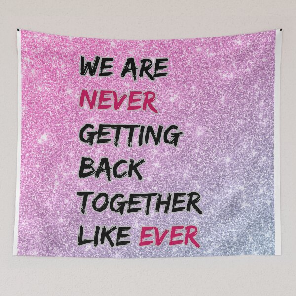 Item preview, Taylor Swift Lyric Tee - 'We Are Never Getting Back Together Live Ever, together like ever t-shirts, we are never t-shirts, getting back t-shirts, taylor swift tshirt designed and sold by TeeShirtTrendz.