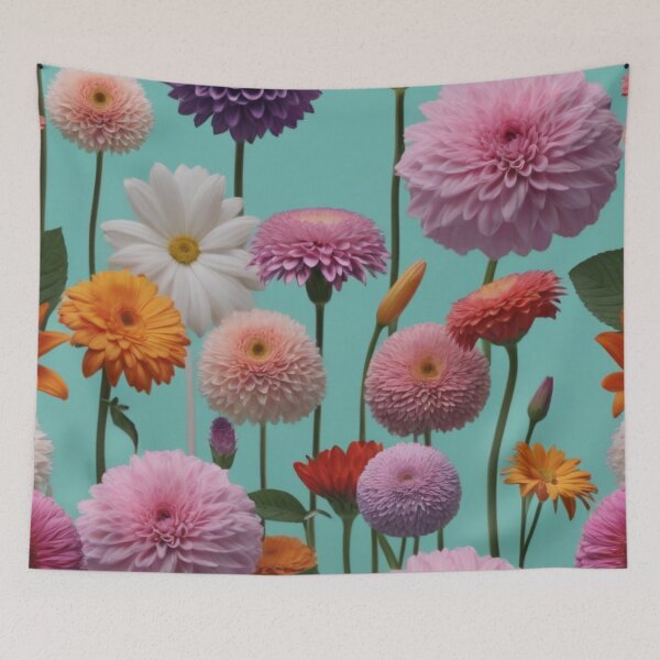 Artikelvorschau, RogerPattern – „Blaue florale Eleganz: Anspruchsvoller Stil“ entworfen und verkauft von RogerPattern.