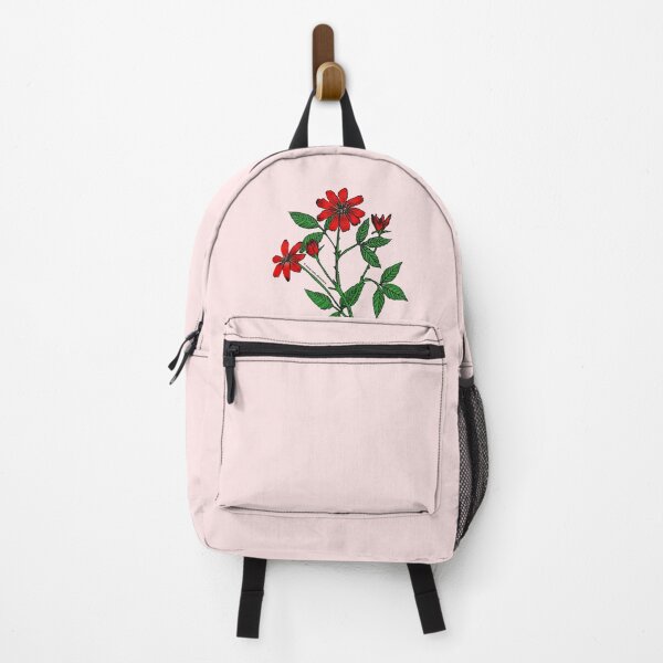 Item preview, Bright Red Pompon Rose Bloom Single 1-7 Petals Almost Flat designed and sold by Rachael Taylor.