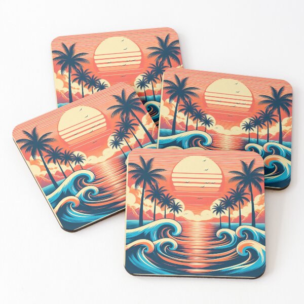 Item preview, Sunset Waves designed and sold by Mermaid's Whimsy.