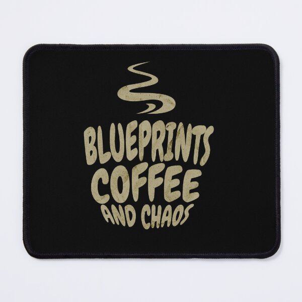 Item preview, Blueprints, Coffee And Chaos Architect Dad designed and sold by DomTeesHaven.