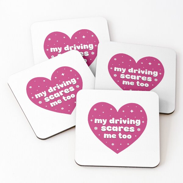 Item preview, My Driving Scares Me Too Bumper Funny Car designed and sold by BUMPER-STICKERS.