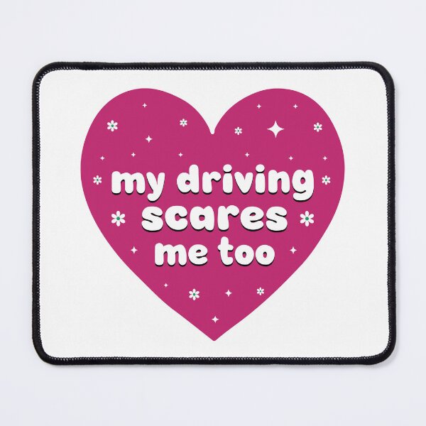 Item preview, My Driving Scares Me Too Bumper Funny Car designed and sold by BUMPER-STICKERS.