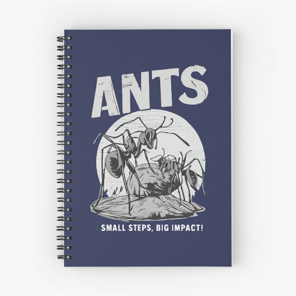Item preview, A cool T-shirt for insect lovers. Depicts ants at work- 'ANTS: SMALL STEPS, BIG IMPACT!'. designed and sold by Gadget80.