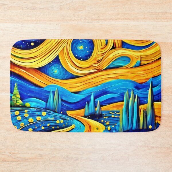 Item preview, Vibrant Starry Badaist Artwork designed and sold by Health And Fitness Posts e-Store.