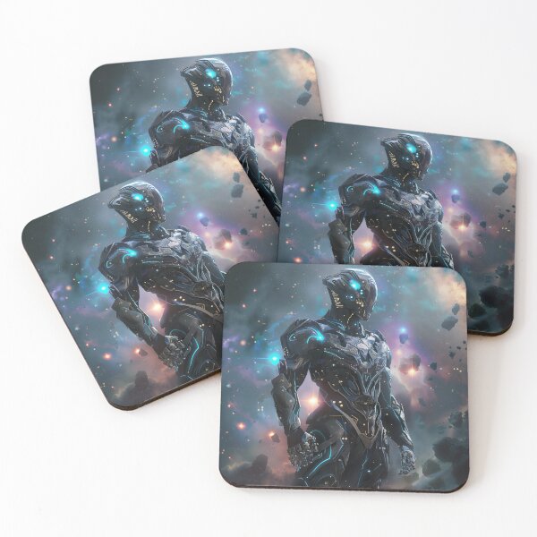 Item preview, Warframe, space background, full body portrait designed and sold by jobreath.