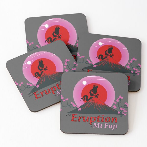 Item preview, Japanese Monster Movie Eruption of Mount Fuji designed and sold by Cosmic-Fandom.