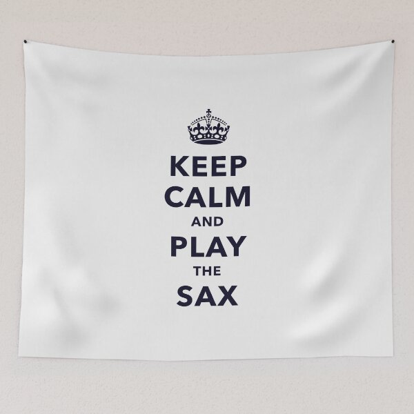 Item preview, Keep calm and play and play the Sax. Saxophone players gift! designed and sold by paulo silveira.