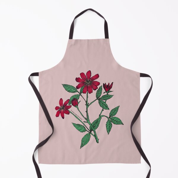 Item preview, Dark Red Pompon Rose Bloom Single 1-7 Petals Almost Flat designed and sold by Rachael Taylor.