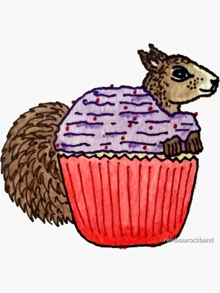 Squirrel in My Cupcake by rainbowrockband