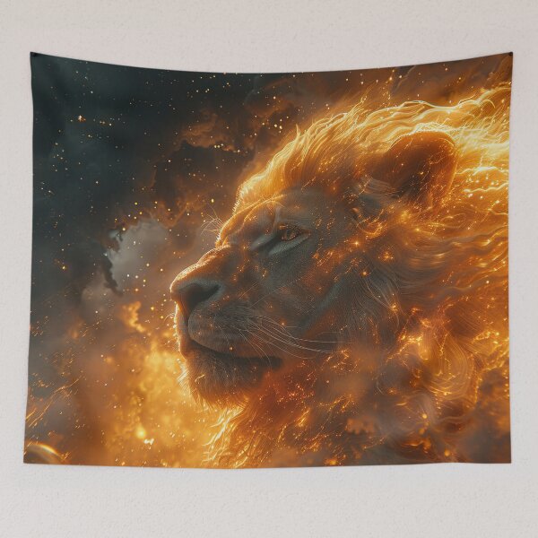 Item preview, Leo Rising designed and sold by OccultDreams.