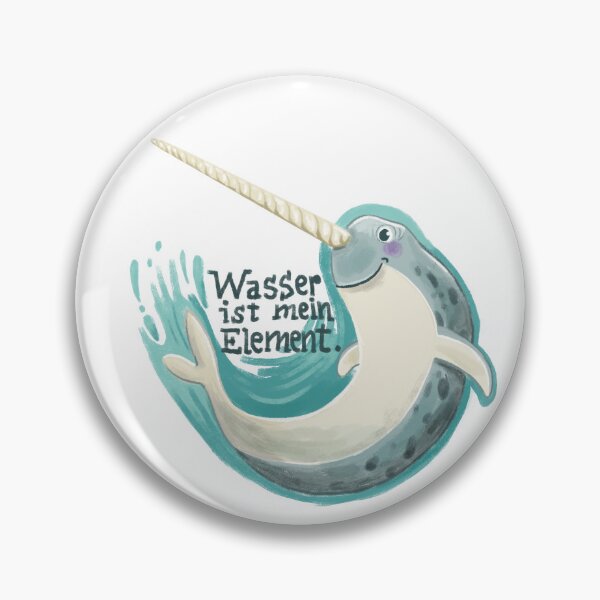 Item preview, Narwhal: Water is my element. designed and sold by Marlies Abramowski.