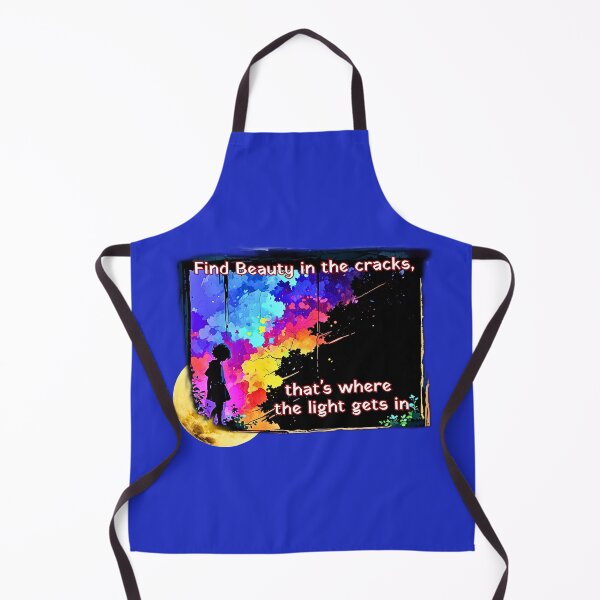 Item preview, "Find Beauty in the cracks, that's where the light gets in" thought provoking Design. designed and sold by Jim Stephens.