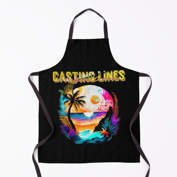 Item preview, Casting Lines & Caffeine Dreams coffee fishing T-Shirt designed and sold by Printhubs123.