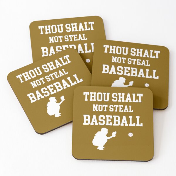 Item preview,  Thou Shalt Not Steal Softball Catcher designed and sold by box-artshop.