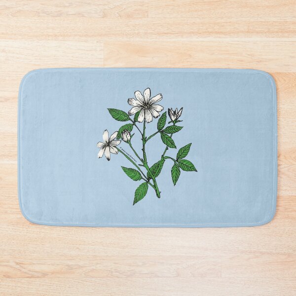 Item preview, White Pompon Rose Bloom Single 1-7 Petals Almost Flat designed and sold by Rachael Taylor.