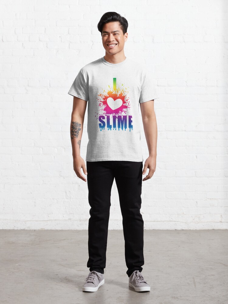 Alternate view of I Love Slime - Funny T Shirt Gift idea for slime parties Classic T-Shirt