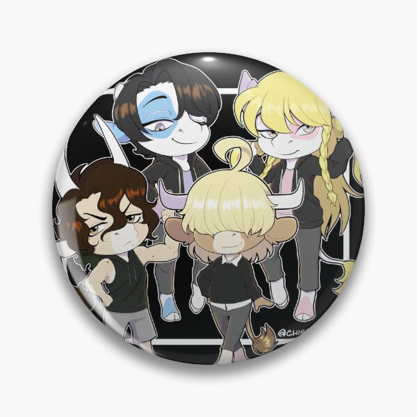 Item preview, CLOVE Members Chibi: Lucas, Alexei, Tae, and Jae designed and sold by ChisakiMing.
