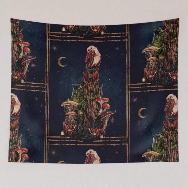 Item preview, Fairycore art  fantasy forest watercolor designed and sold by Monica Laipple.