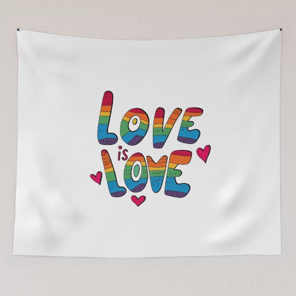 Item preview, LGBTQ+ Rainbow Love is Love Pride Month Celebrating designed and sold by overheadclick.