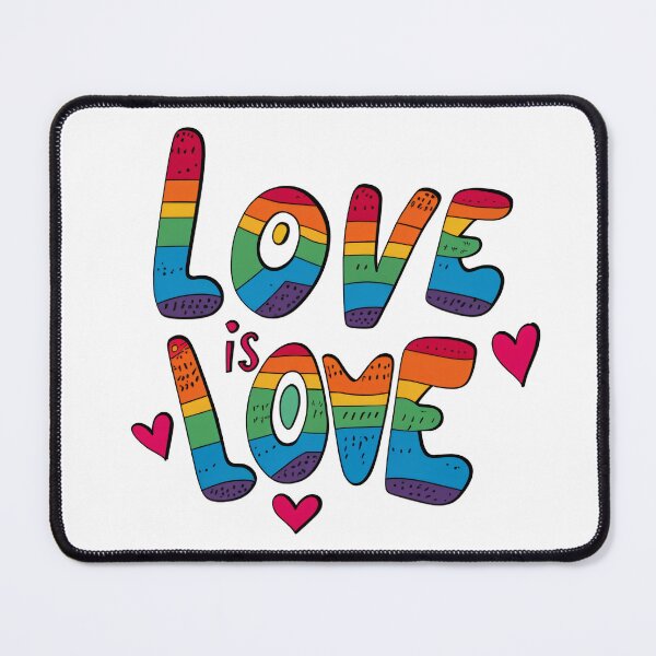 Item preview, LGBTQ+ Rainbow Love is Love Pride Month Celebrating designed and sold by overheadclick.