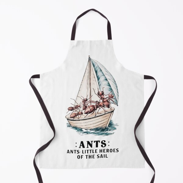 Item preview, A funny t-shirt for insect lovers. Ants sailing on the ocean. 'ANTS: LITTLE HERROES OF THE SAIL !'. designed and sold by Gadget80.