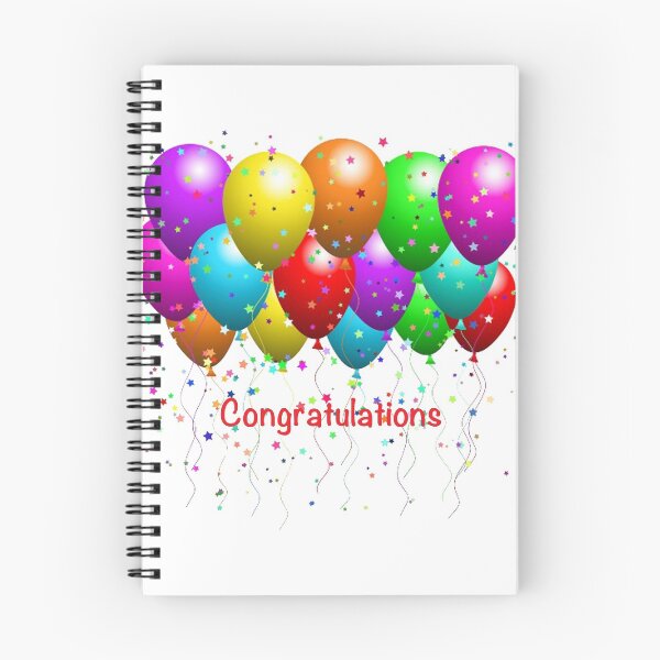 Item preview, Congratulations Balloons designed and sold by purplesensation.