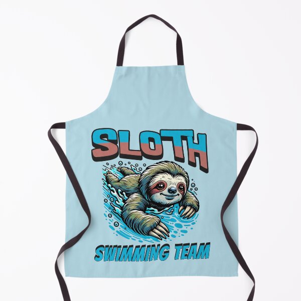 Item preview, Sloth Swimming Team designed and sold by RockBeeDesigns.