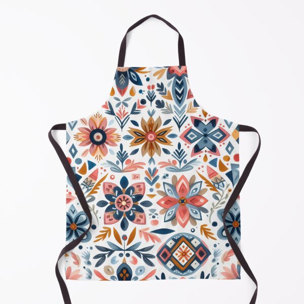 Item preview, Scandinavian Folk Art floral pattern designed and sold by FOLK ART FUSION by heidiannemorris.