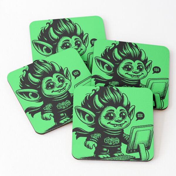 Item preview, Whimsigoth Cyberpunk Cyborg Internet Troll Vintage Inspired Art Design designed and sold by dreamsagellc.