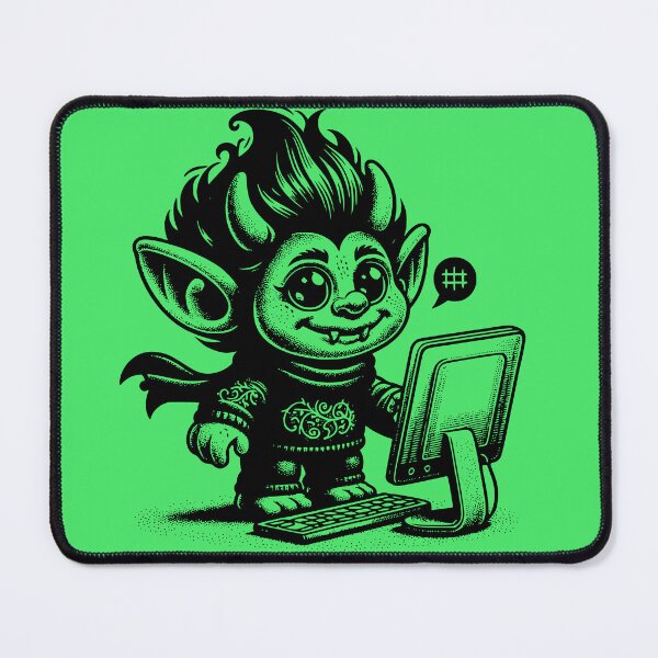 Item preview, Whimsigoth Cyberpunk Cyborg Internet Troll Vintage Inspired Art Design designed and sold by dreamsagellc.
