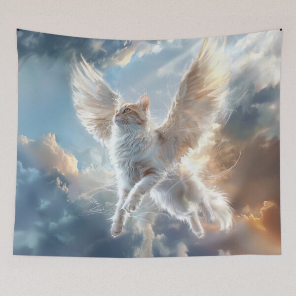 Item preview, an_angel_cat_in_heaven_#1 designed and sold by Kirollos9.