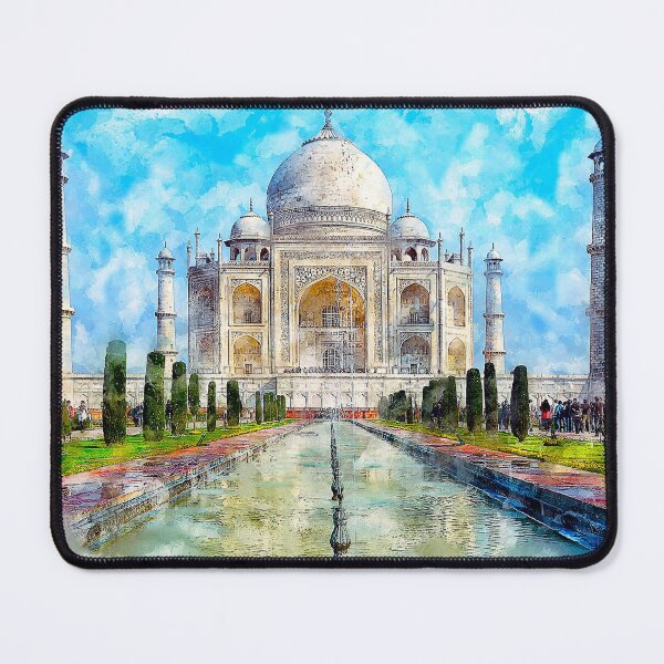 Item preview, Painting of taj mahal mausoleum designed and sold by mariana83.