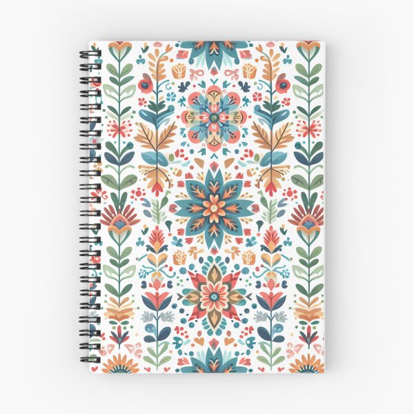 Item preview, Scandinavian Folk Art floral pattern  designed and sold by FOLK ART FUSION.