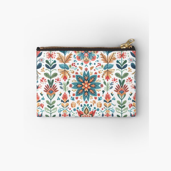 Item preview, Scandinavian Folk Art floral pattern  designed and sold by FOLK ART FUSION.