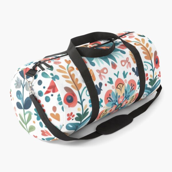 Item preview, Scandinavian Folk Art floral pattern designed and sold by FOLK ART FUSION by heidiannemorris.