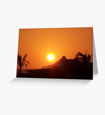 Egyptian Sunset Greeting Card