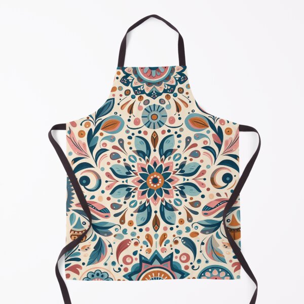 Item preview, Scandinavian Folk Art floral pattern designed and sold by FOLK ART FUSION by heidiannemorris.