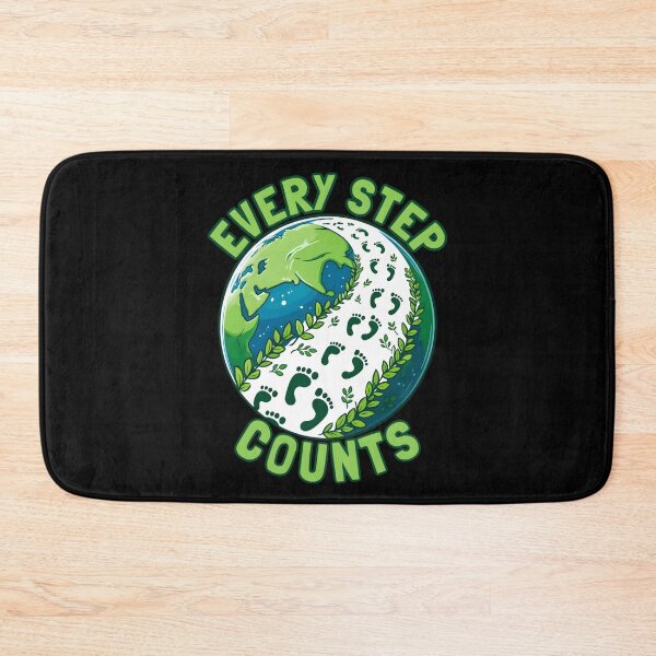 Item preview, Every Step Counts - Eco Action Footprints Climate awareness. designed and sold by Unitepeople.