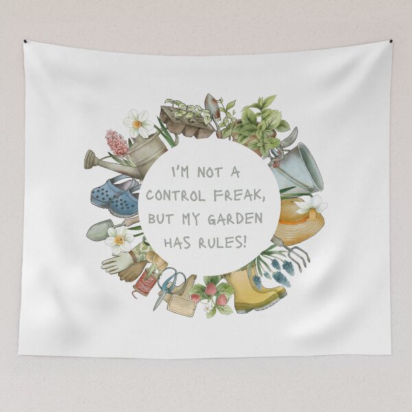 Item preview, My garden has rules designed and sold by DuchessDesign81.