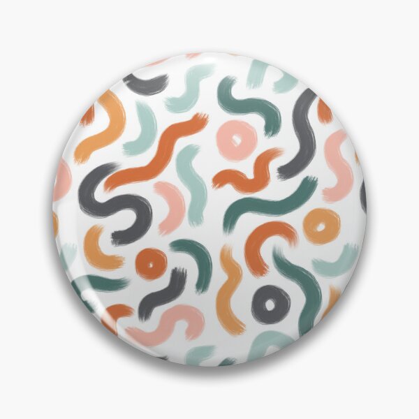 Item preview, Abstract multi color grunge geometric seamless pattern, bold ink brush illustration, doodle paper scrapbooking, color lines on white background designed and sold by GorXena.