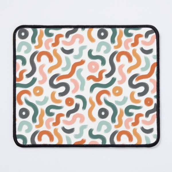 Item preview, Abstract multi color grunge geometric seamless pattern, bold ink brush illustration, doodle paper scrapbooking, color lines on white background designed and sold by GorXena.