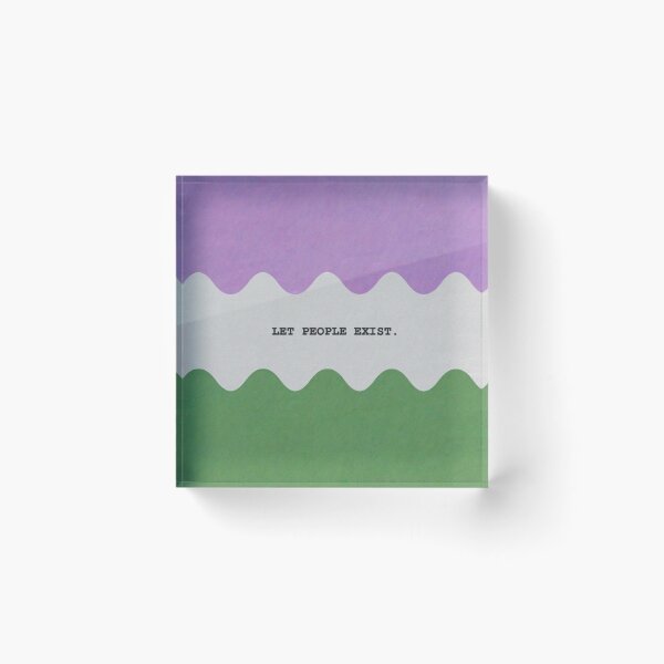 Item preview, Genderqueer Pride: Let People Exist designed and sold by GraculusDraws.