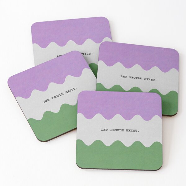 Item preview, Genderqueer Pride: Let People Exist designed and sold by GraculusDraws.