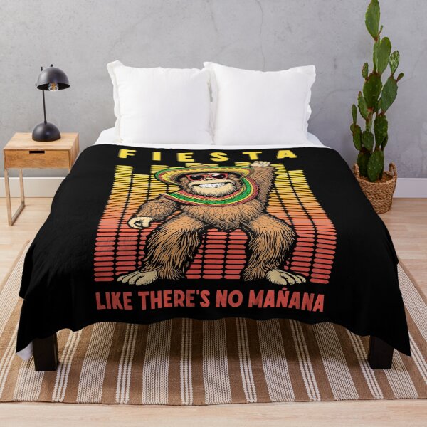 Item preview, Fiesta Like Theres No Manana Funny Cinco De Mayo Bigfoot DJ designed and sold by GrandeDuc.
