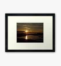 Beach Sunset Framed Print
