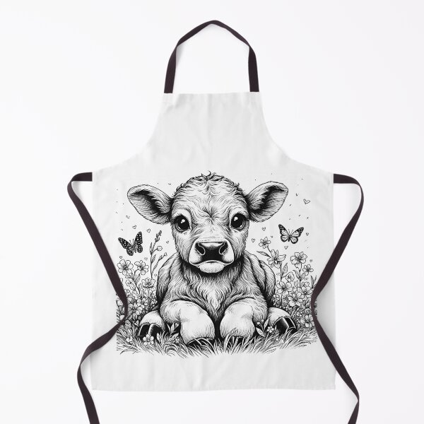 Item preview, Cute little calf designed and sold by SommeryLaser.