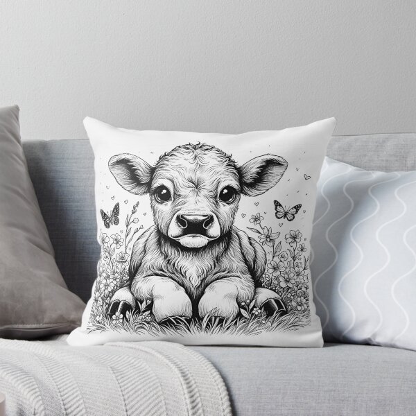 Item preview, Cute little calf designed and sold by SommeryLaser.