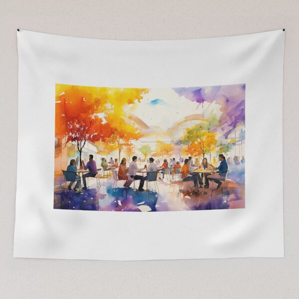 Item preview, Teamwork Watercolor Abstract Art 3 of 39 designed and sold by TheBrainArt.