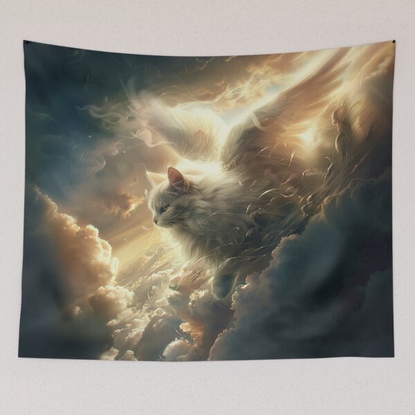 Item preview, an_angel_cat_in_heaven_#3 designed and sold by Kirollos9.